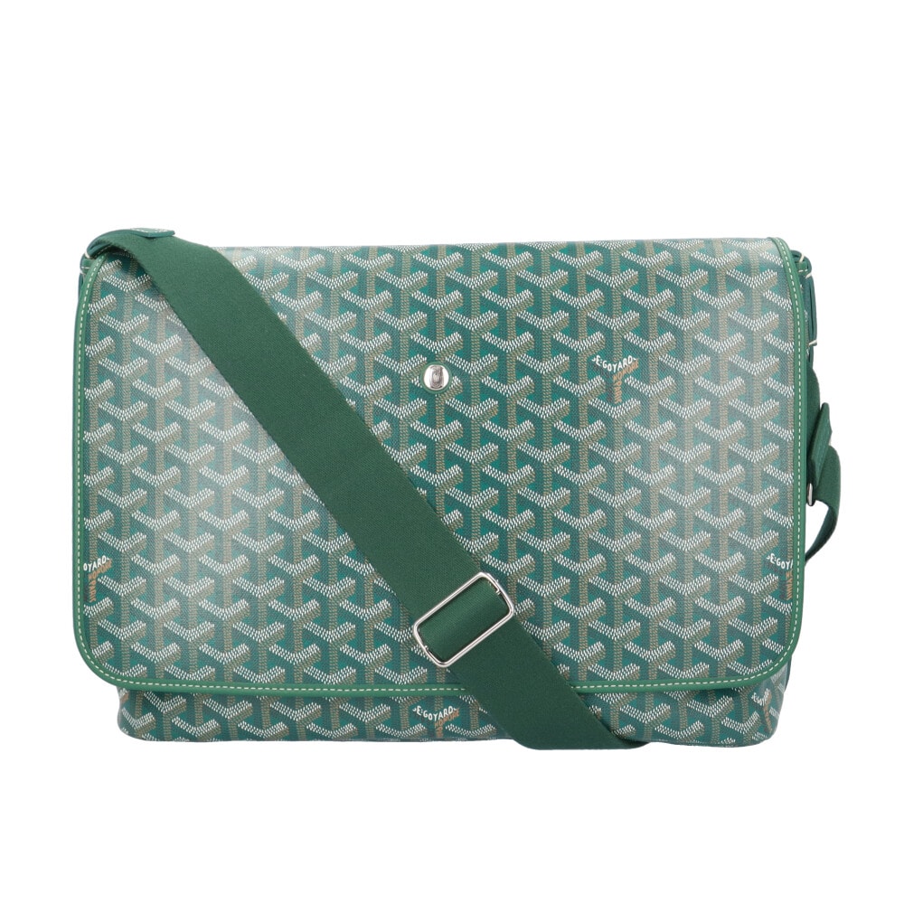 ゴヤール カペシアンMM ショルダーバッグ PVC CAPETIMMLTY01CG03P グリーン ユニセックス GOYARD  中古