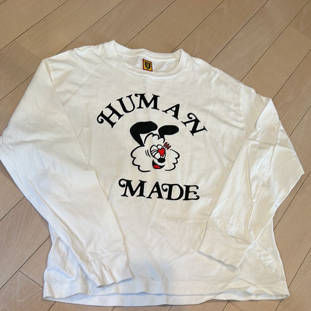 HUMAN MADE GDC Valentine's Day L/S T-Shirt "White" / VERDY