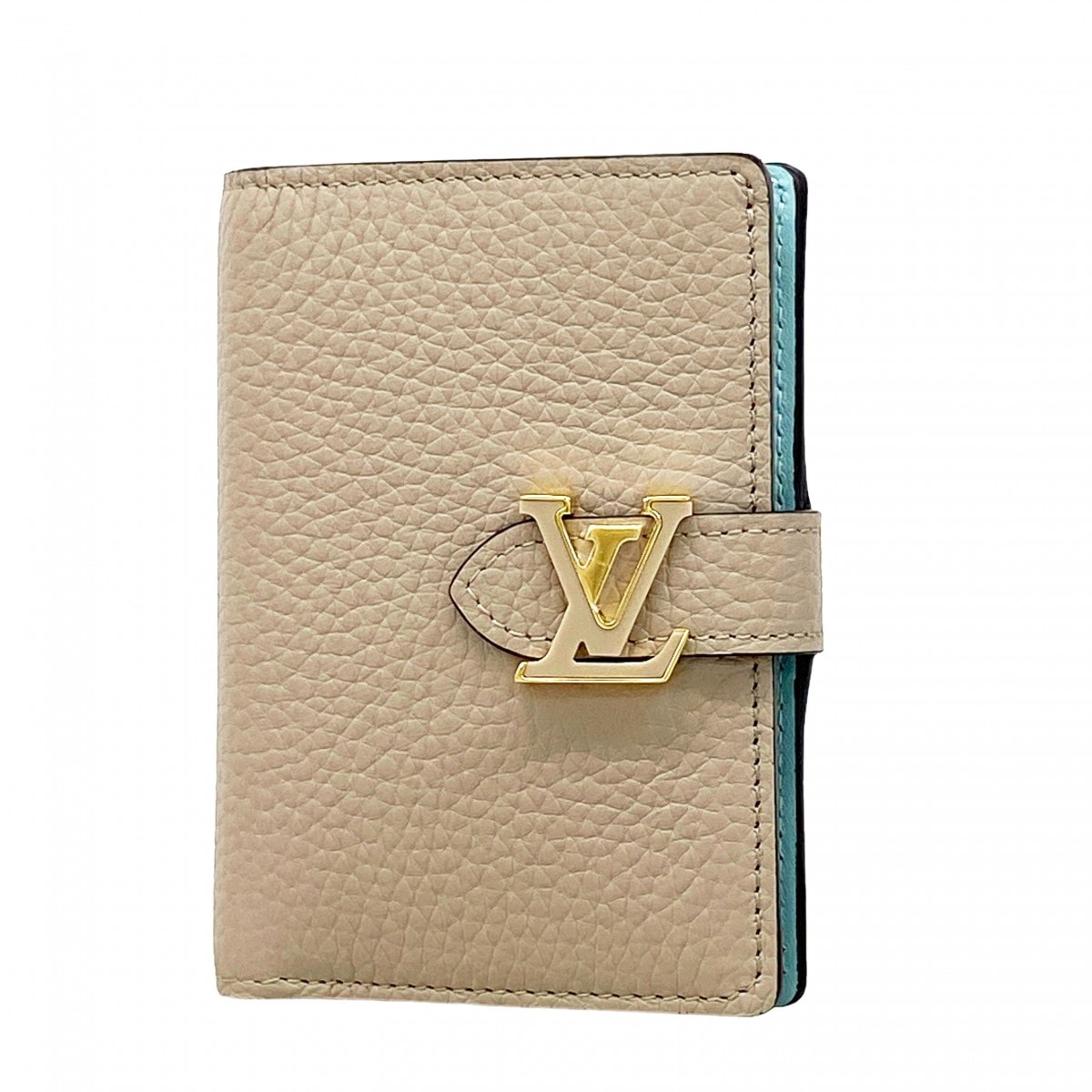 【6dd5446-k】ルイヴィトン 財布 トリヨン LV ヴェルティカル ウォレット コンパクト M82198 ガレ【中古】レディース