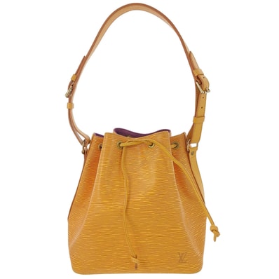 LOUIS VUITTON ルイ・ヴィトン プチ ノエ ショルダーバッグ M44109 エピレザー イエロー レディース【中古】