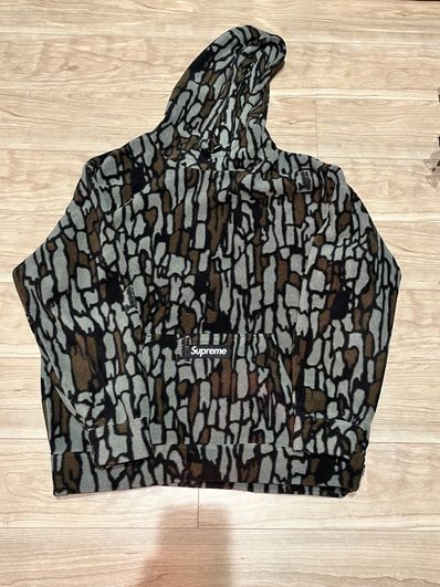 Supreme Polartec Hooded Sweatshirt "Black Camo"