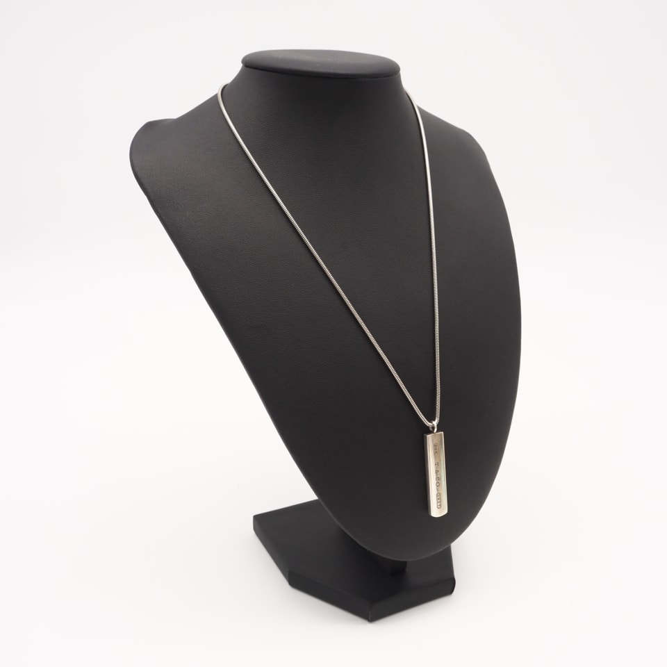 美品 TIFFANY&Co. ティファニー ティファニー 1837 ナローバー ネックレス SV925 - ネックレス シルバー シルバー ユニセックス
