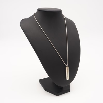 美品 TIFFANY&Co. ティファニー ティファニー 1837 ナローバー ネックレス SV925 - ネックレス シルバー シルバー ユニセックス