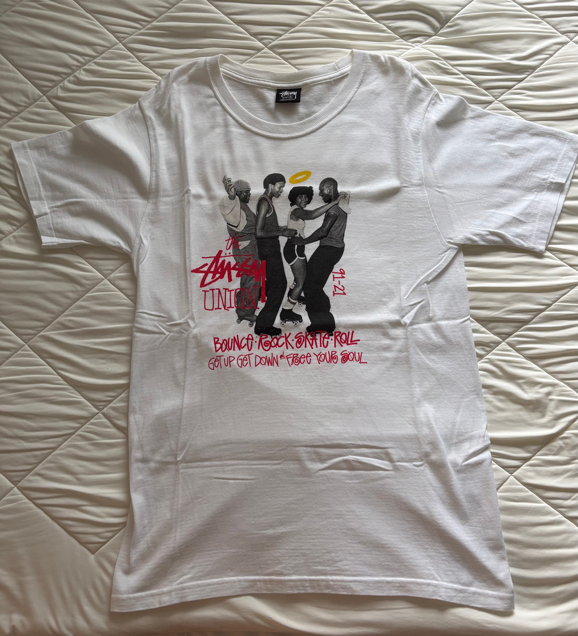 Stussy × Union 30TH Free Your Soul Tee "White"