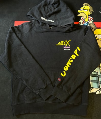 Chrome Hearts PPO Matty Boy Sex RECords HD PLVR Print Hoodie "Black"