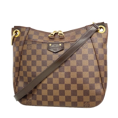 【6kd3581】ルイヴィトン ショルダーバッグ ダミエ サウスバンク N42230 エベヌ【中古】レディース