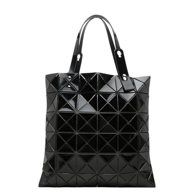 イッセイミヤケ バオバオ メッシュ トートバッグ ショルダーバッグ ブラック PVC レディース ISSEY MIYAKE 中古