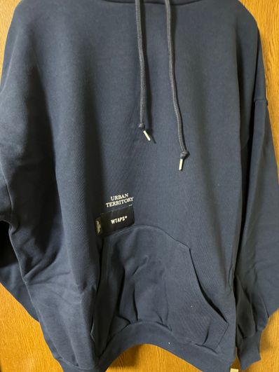 WTAPS CROSS BONES HOODY NAVY