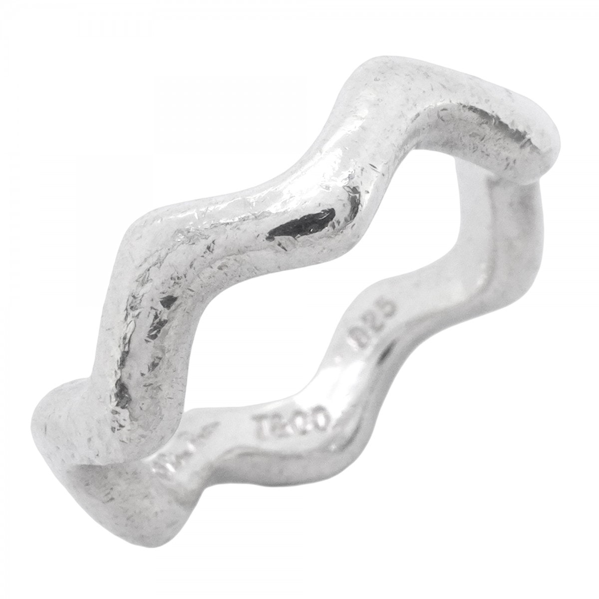 【6jdb0508-k】ティファニー リング ジグザグ シルバー925 10号【中古】レディース