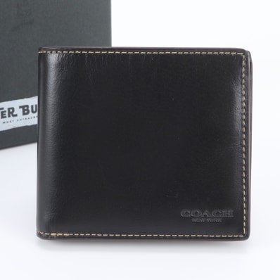 ■美品 コーチ 二つ折り 財布 レザー