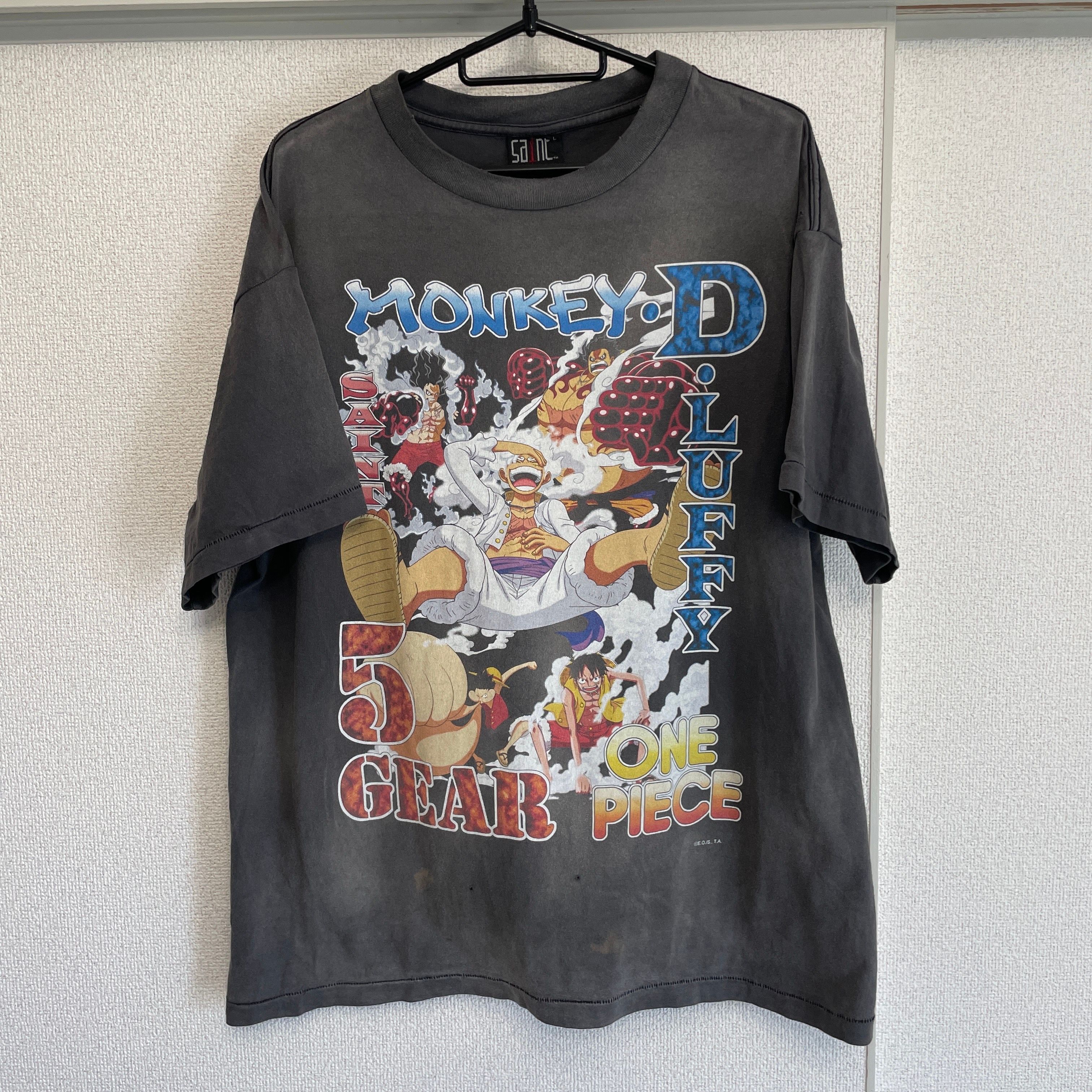 SAINT Mxxxxxx x ONE PIECE OP_SS T-Shirt/Luffy 