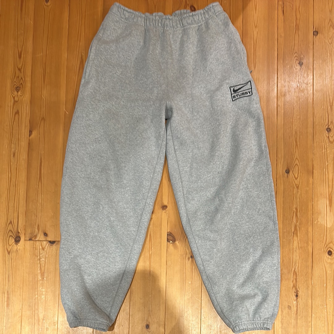 Stussy x Nike Fleece Pant "Grey Heather" (US Size) FN5231-050