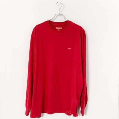 Supreme Small Box L/S Tee (25FW) "Red"