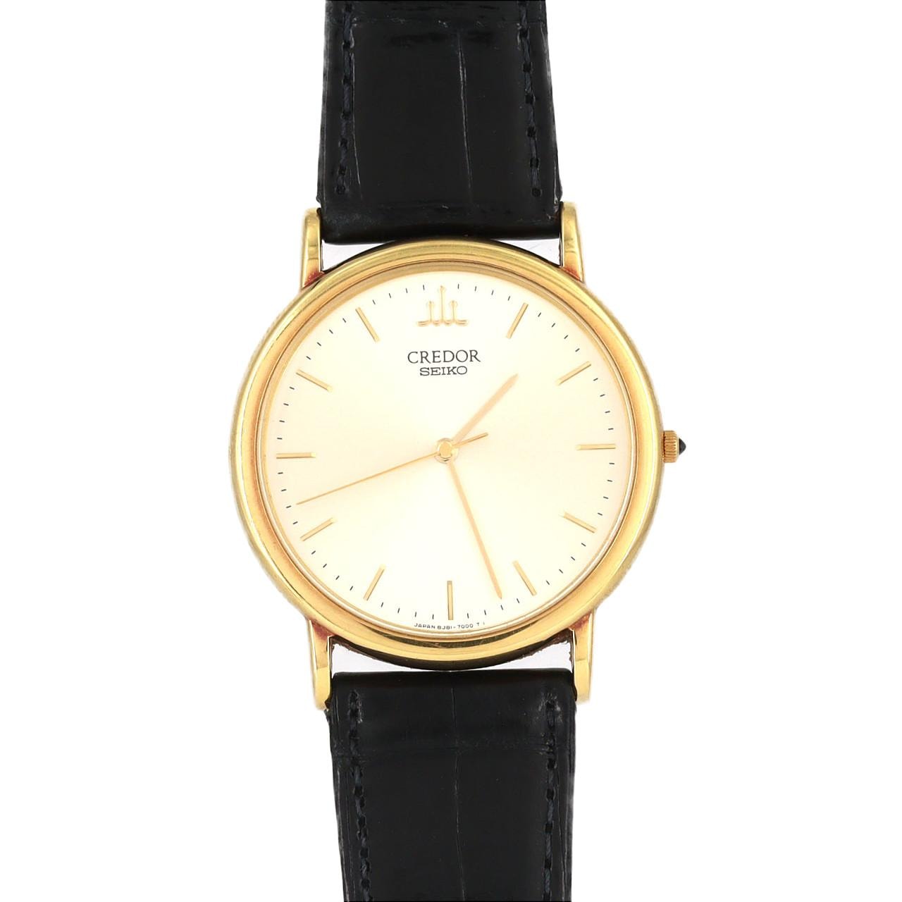 【ノーメンテナンス還元価格】セイコー クレドール YG 8J81-7000/GBAR006 YG クォーツ