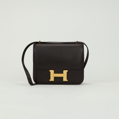 エルメス HERMES コンスタンス3 ミニ18 コンスタンス 3 ミニ 18 バッグ ショルダーバッグ エバーカーフ カフェ Cafe ブラウン Brown 茶 ゴールド金具 エヴァーカーフ
