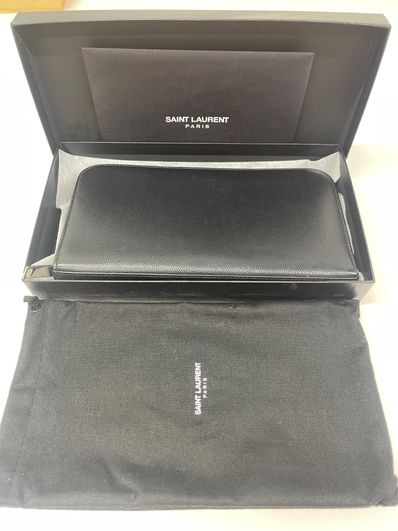 Saint Laurent Classic Full Zip Wallet "Black"