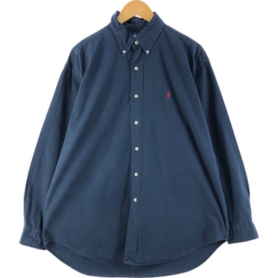 古着 ラルフローレン Ralph Lauren BLAKE 長袖 ボタンダウンシャツ メンズL相当/eaa539102