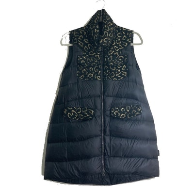 モンクレール MONCLER SUISEN ノースリーブ ベスト ダウンコート ナイロン ブラック 新品同様