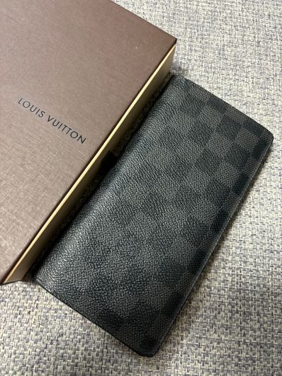 Louis Vuitton Brazza Wallet Damier Graphite