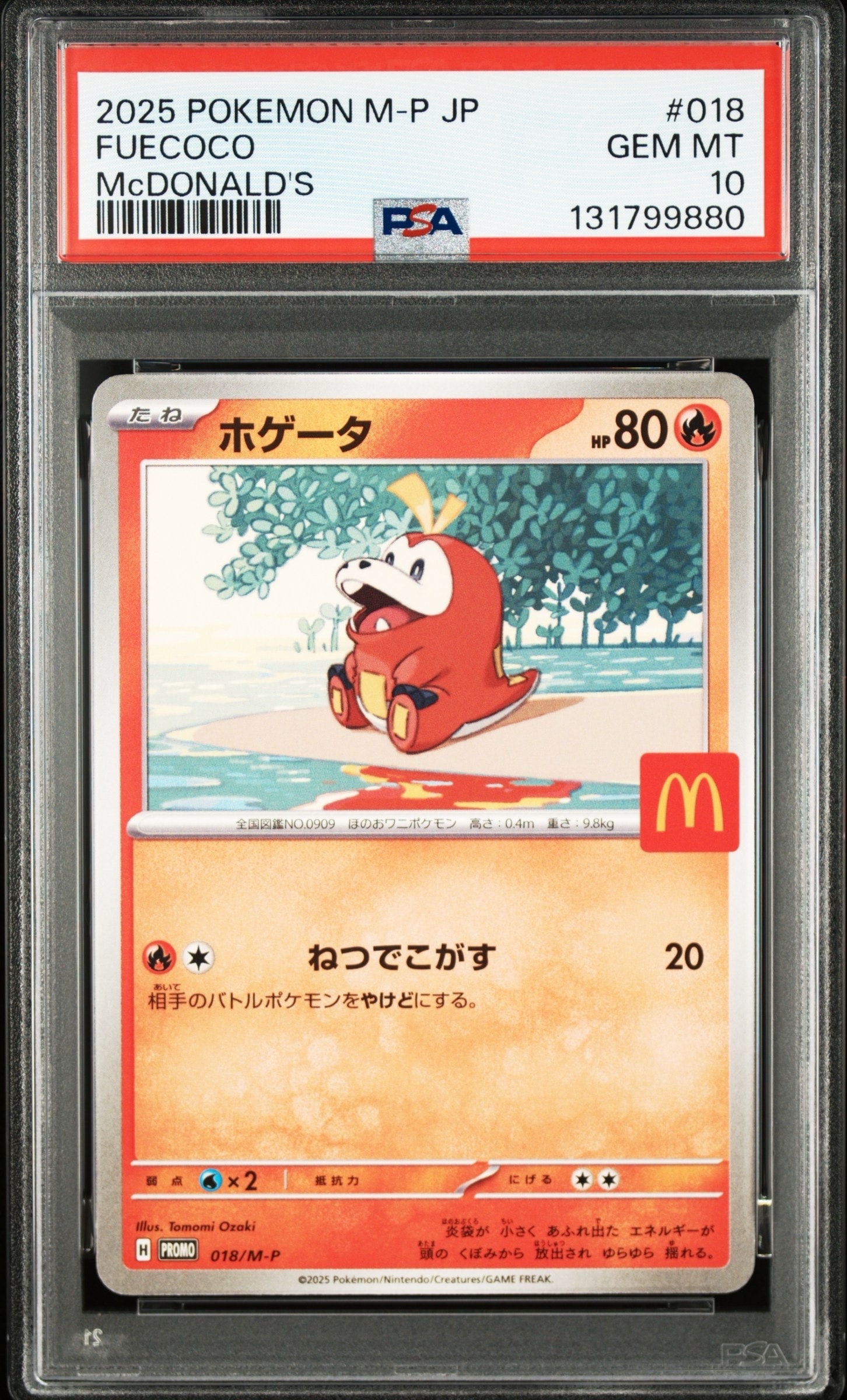 PSA8以下】ホゲータ P [M-P 018](プロモカードパック「マクドナルド