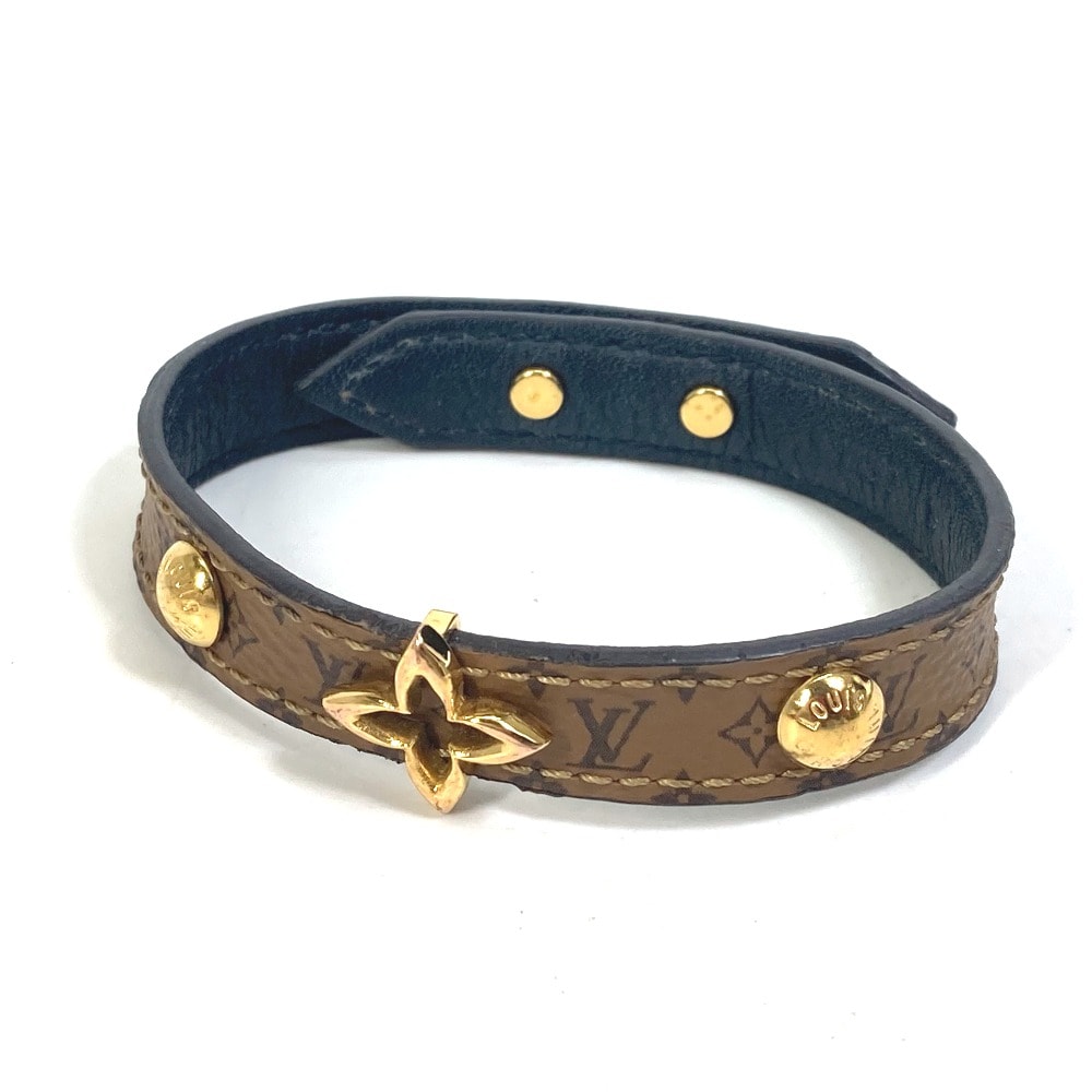 ルイヴィトン LOUIS VUITTON モノグラムリバース ブラスレ ブルーミング M6597F アクセサリー ファッション小物 アクセサリー ブレスレット モノグラムリバースキャンバス ブラウン