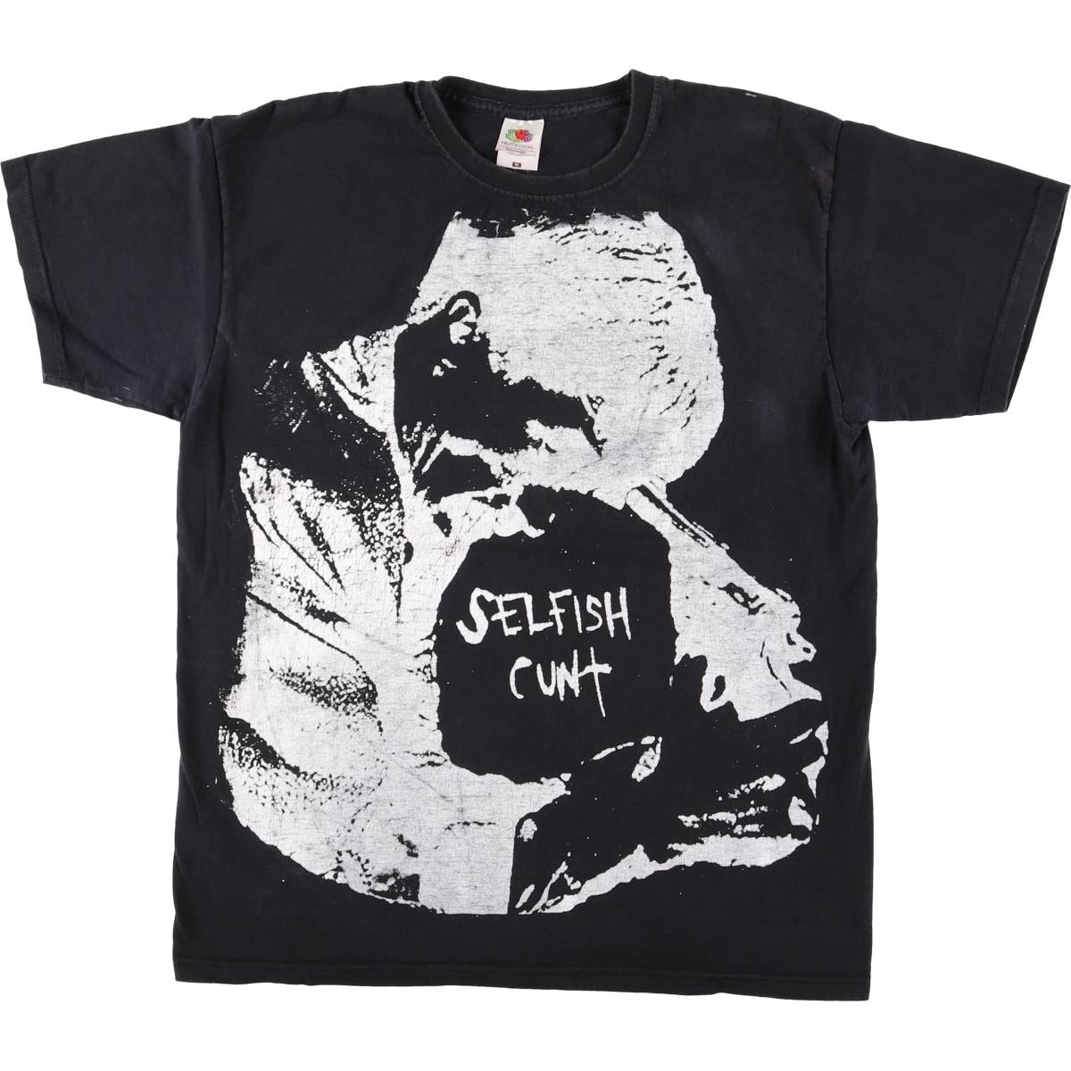 古着 フルーツオブザルーム FRUIT OF THE LOOM SELFISH CUNT セルフィッシュカント バンドTシャツ バンT メンズM相当/eaa495829