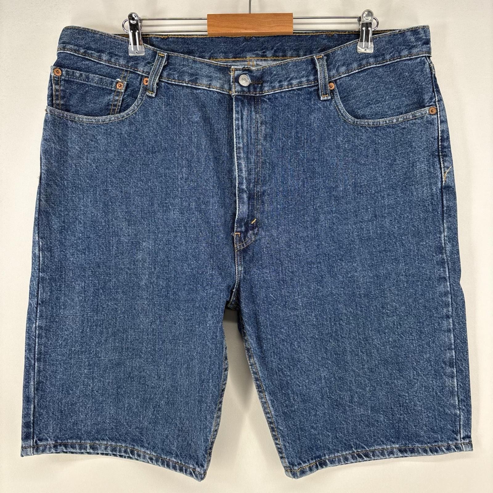 古着 リーバイス Levi's デニム ショートパンツ ストレート ジップ 505 ハーフパンツ 大きいサイズ w40 ブルー メンズ