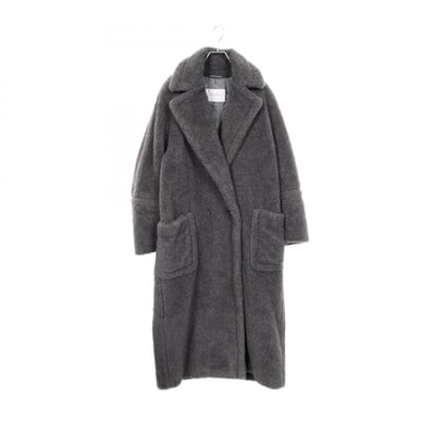 マックスマーラ MAX MARA カディアック テディベア 衣料品 アウター ウール アルパカ レディース グレー系 【中古】