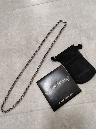 Chrome Hearts Paper Chain Necklace 50cm (20inch) "Silver"