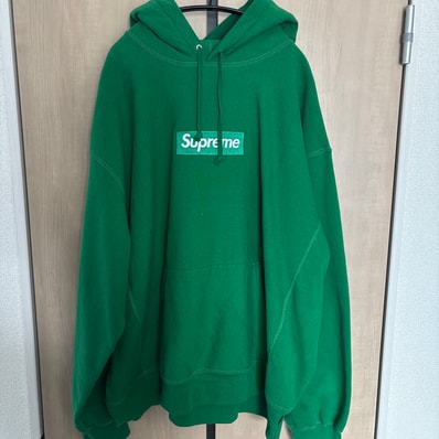 Supreme Box Logo Hooded Sweatshirt "Green" (24FW)