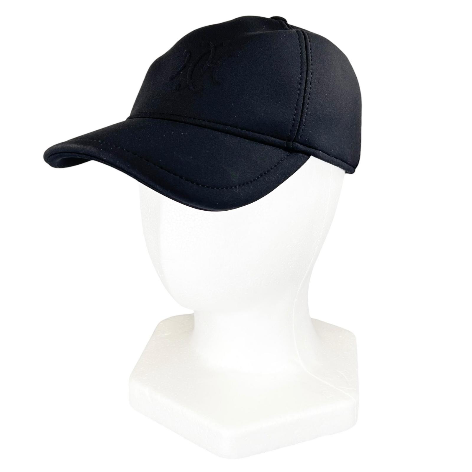 極美品 エルメス キャップ ブラック メンズ M