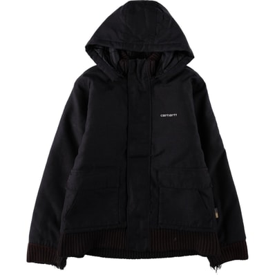 古着 カーハート Carhartt CORDURA コーデュラ 中綿パーカー パファージャケット メンズL相当/eaa673752