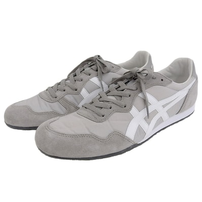 オニツカタイガー 新品同様 SERRANO セラーノ OYSTER スニーカー シューズ メンズ グレー×ホワイト 29.0cm 11 1/2 (US)