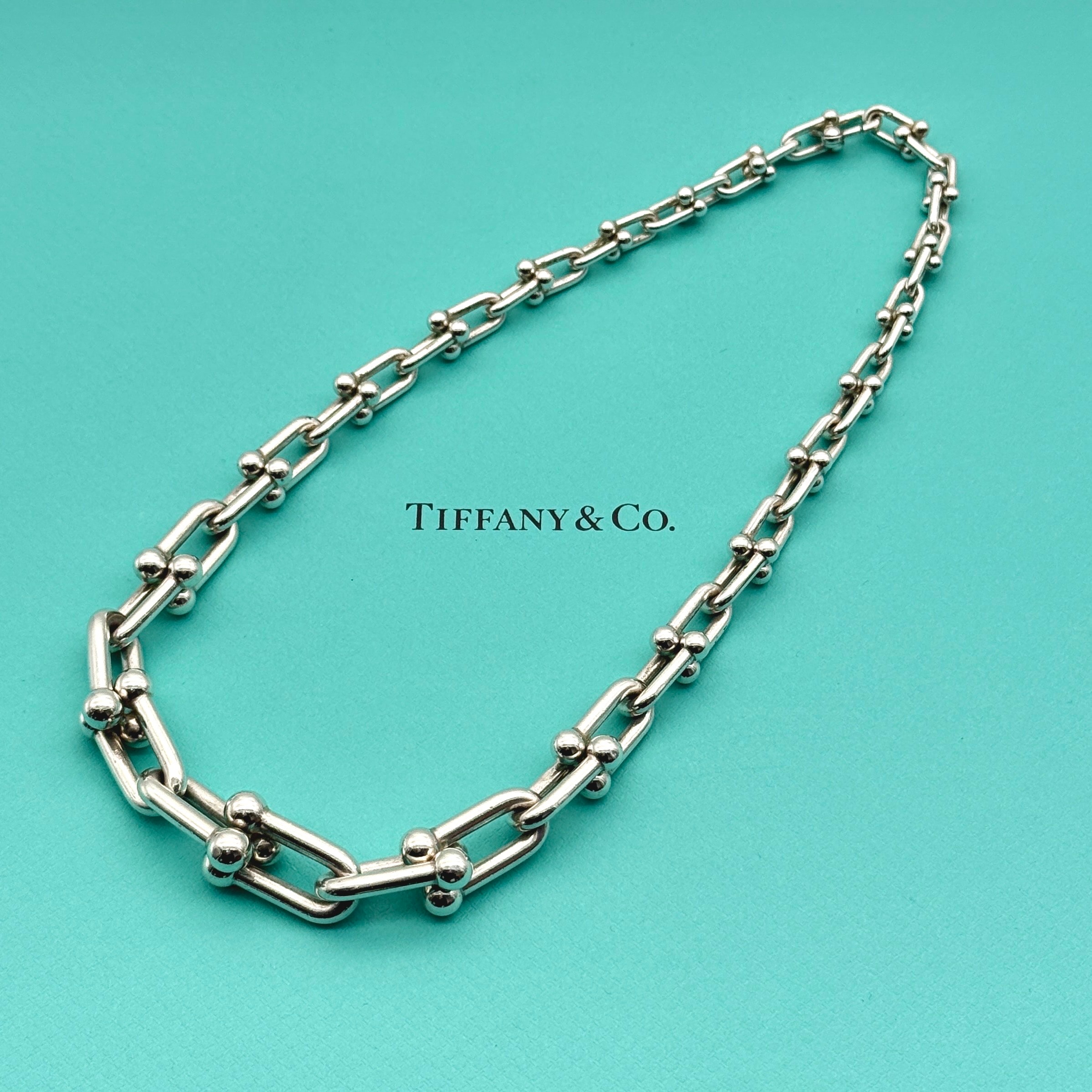 Tiffany & Co. HardWear Graduated Link Necklace "Silver"