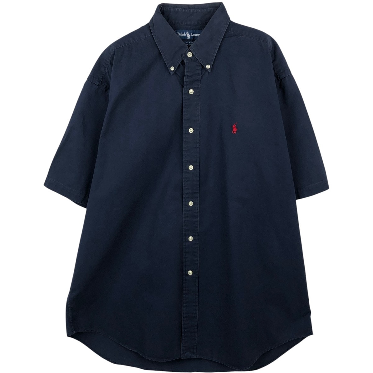 古着 ラルフローレン Ralph Lauren BLAKE 半袖 ボタンダウンシャツ メンズL相当/eaa668640