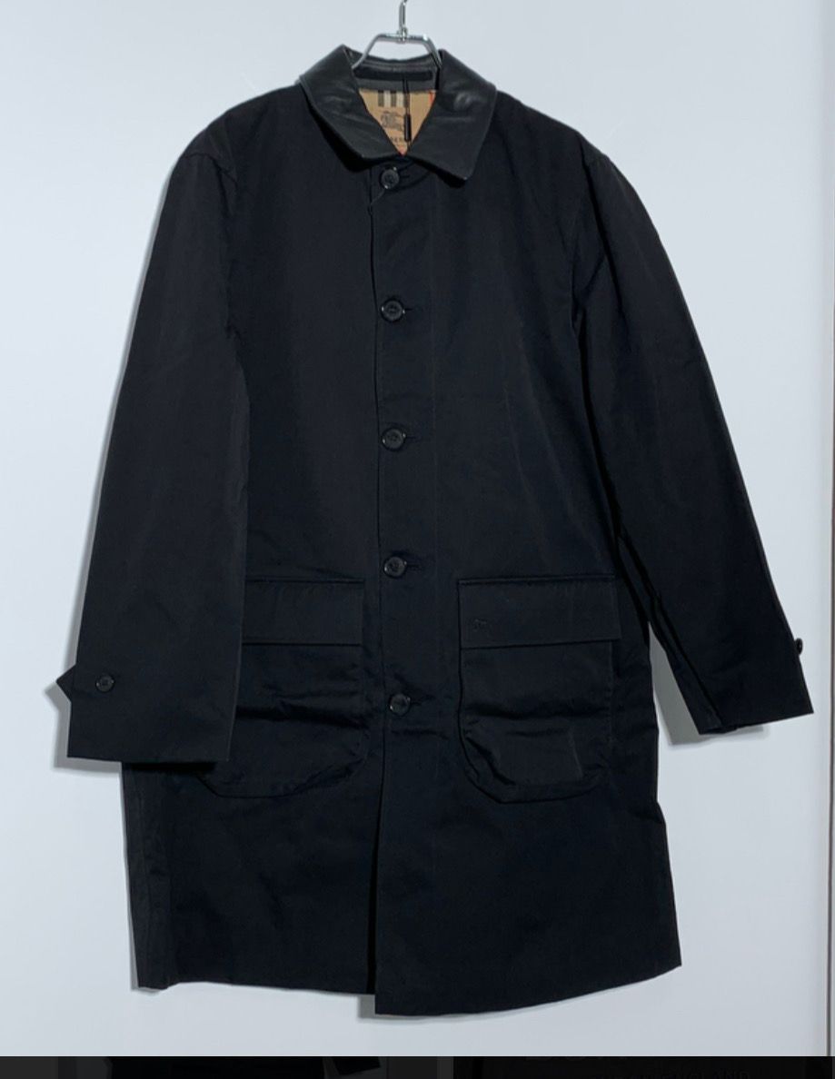 Supreme / Burberry Leather Collar Trench "Black"