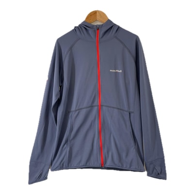 mont-bell モンベル プレーン オールシーズン パーカー ポリエステル ブルー レディース L【古着】【中古】