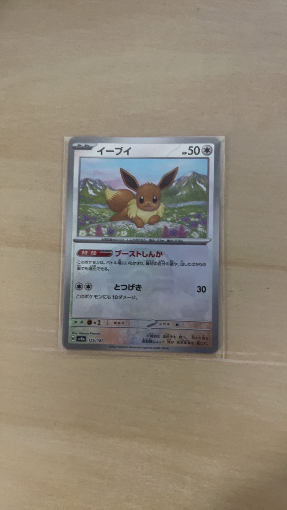 イーブイ :マスターボールミラー [SV8a 125/187](ハイクラスパック「テラスタルフェスex」)