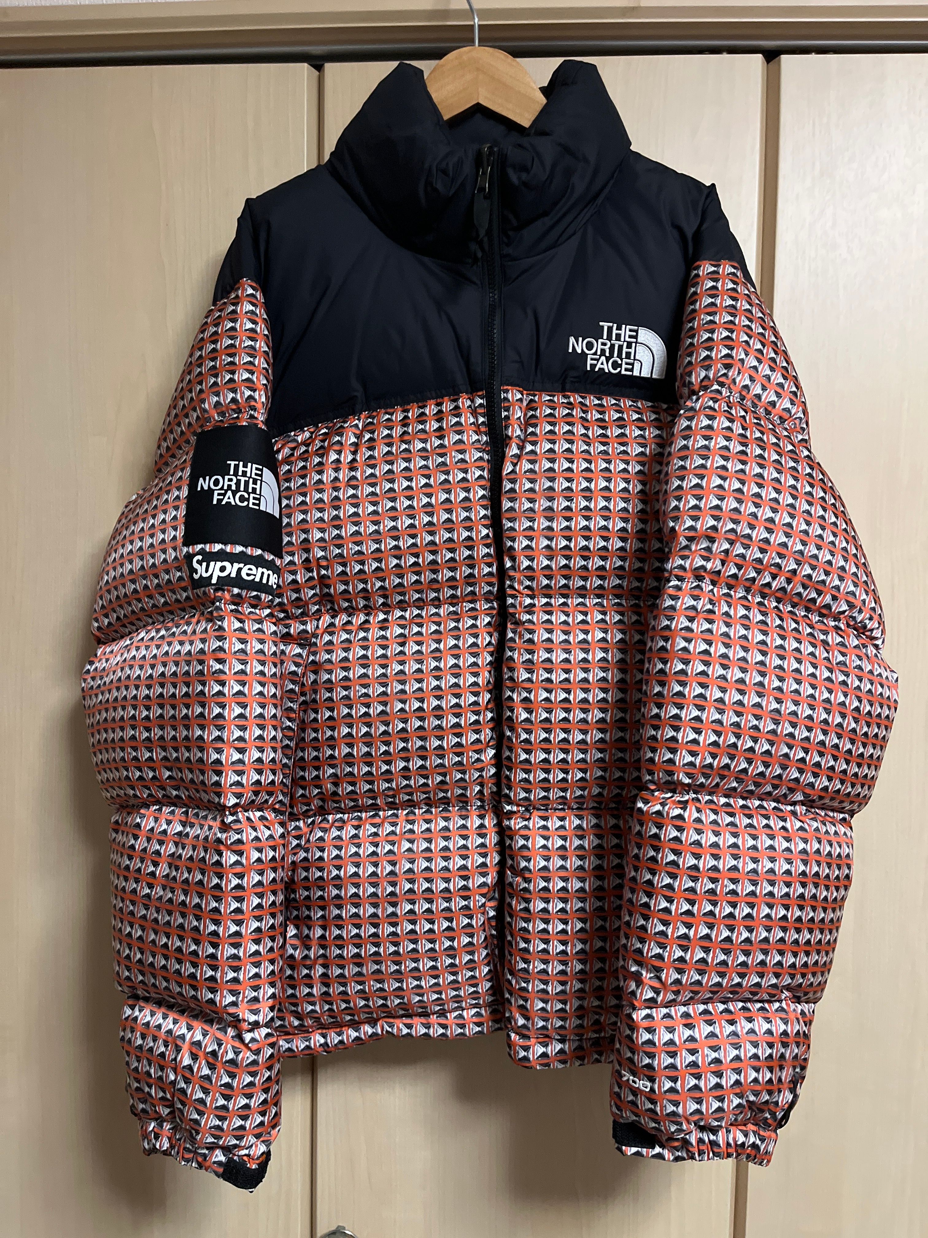 Supreme x The North Face Studded Nuptse Jacket "Red"