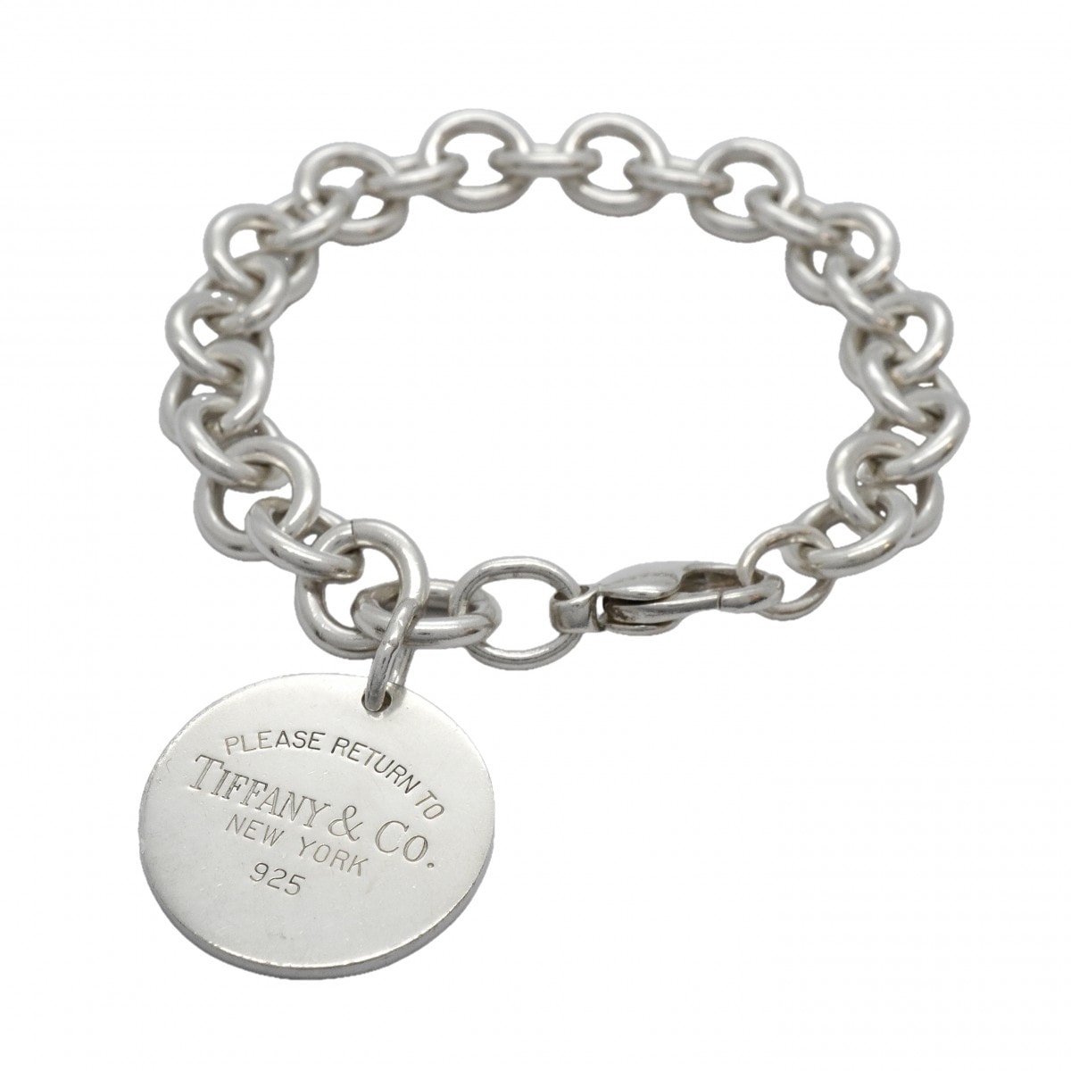 【6jcb0894-k】ティファニー ブレスレット リターントゥラウンド シルバー925【中古】メンズ レディース ユニセックス