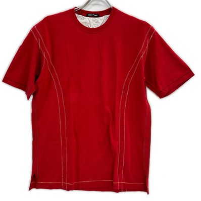 イッセイミヤケメン ME81JK416 レッド ステッチデザインTシャツ 4