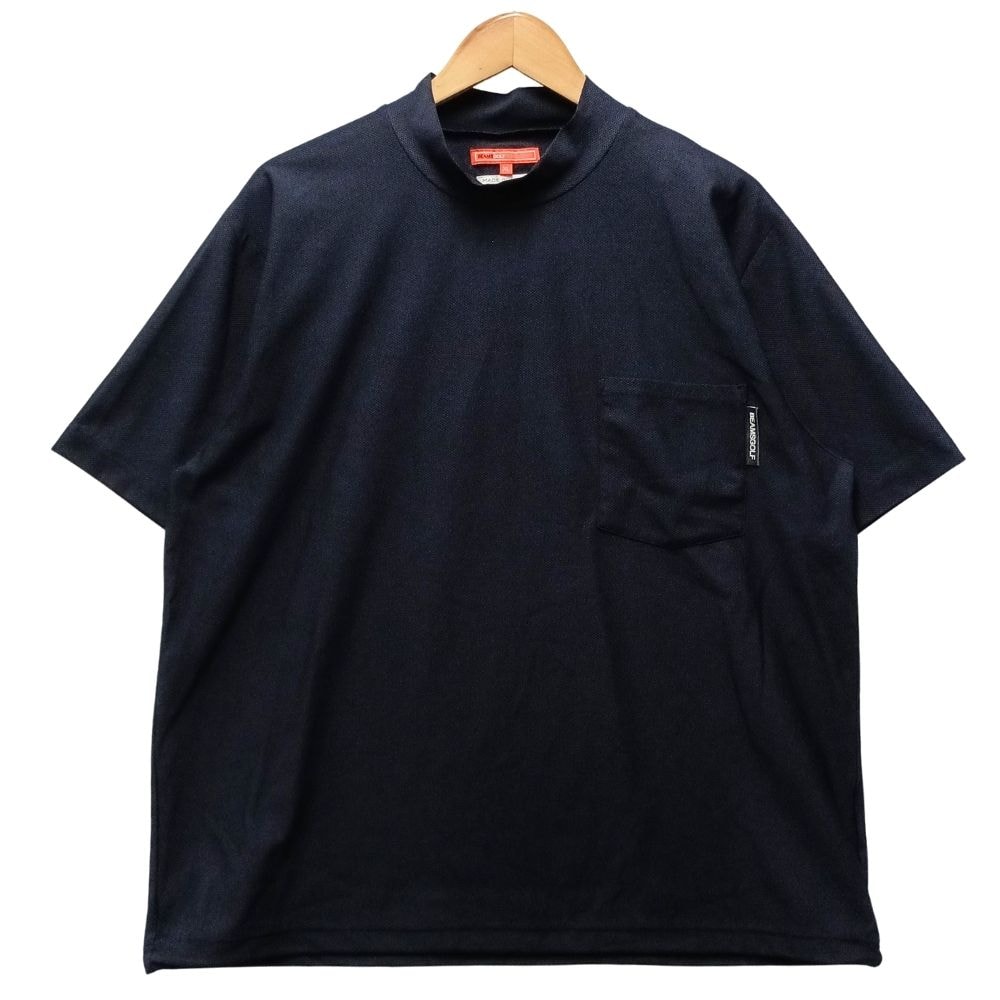 BEAMS ビームス BEAMS GOLF ORANGE LABEL ナイロン メッシュ モックネックシャツ ゴルフウェア 56058