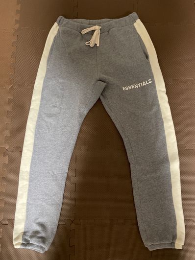 FEAR OF GOD Essentials Side Stripe Sweatpants "Grey"