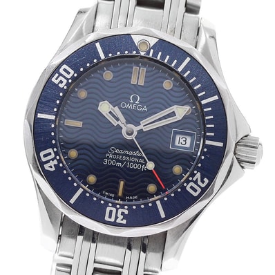 ★保 オメガ シーマスター300 デイト 2583.80 レディース 【中古】