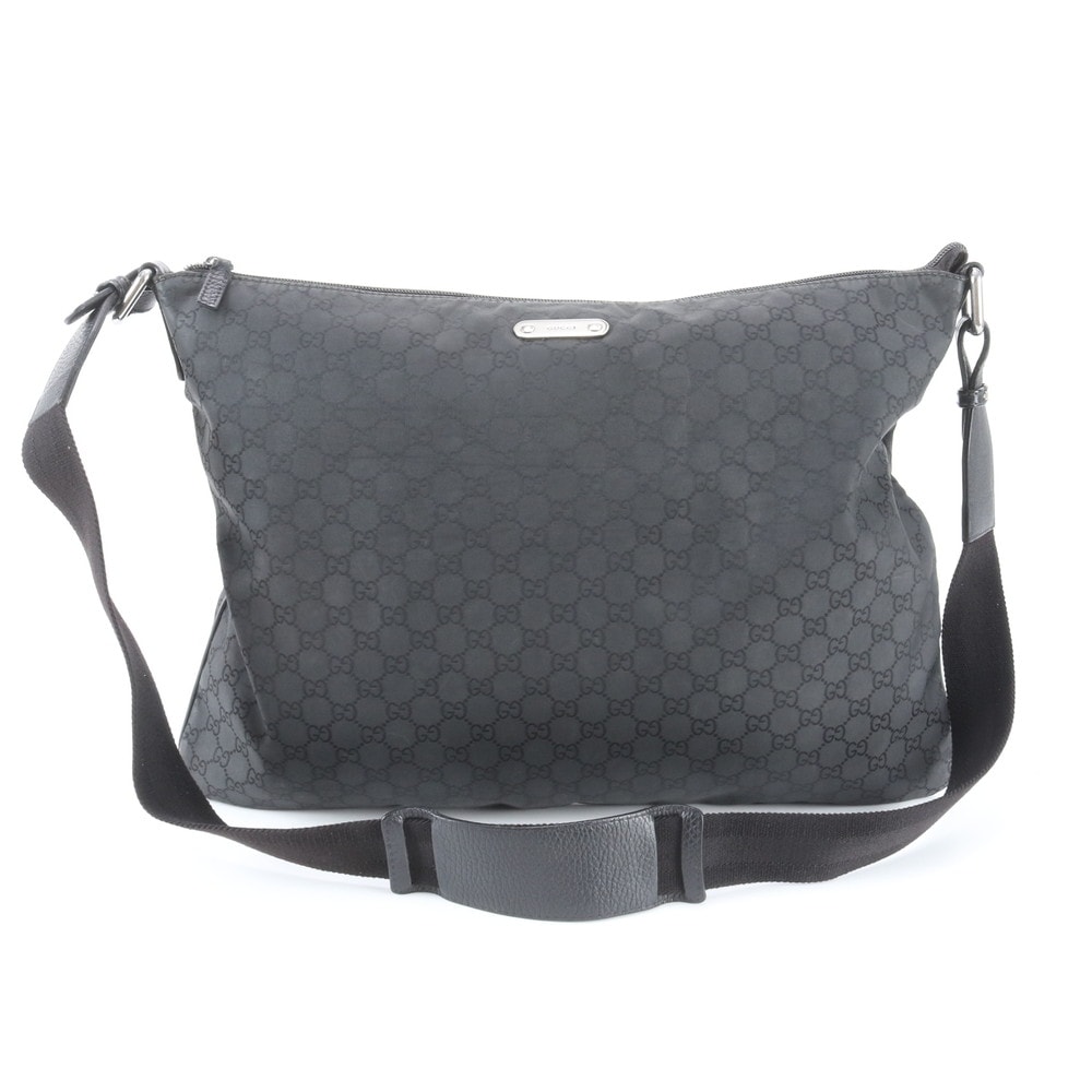 ■美品 グッチ GGナイロン 190628 ショルダーバッグ