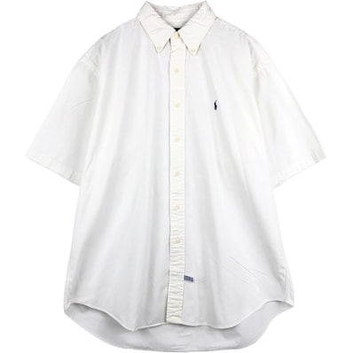 古着 ラルフローレン Ralph Lauren 半袖 ボタンダウンシャツ メンズL相当/eaa674524