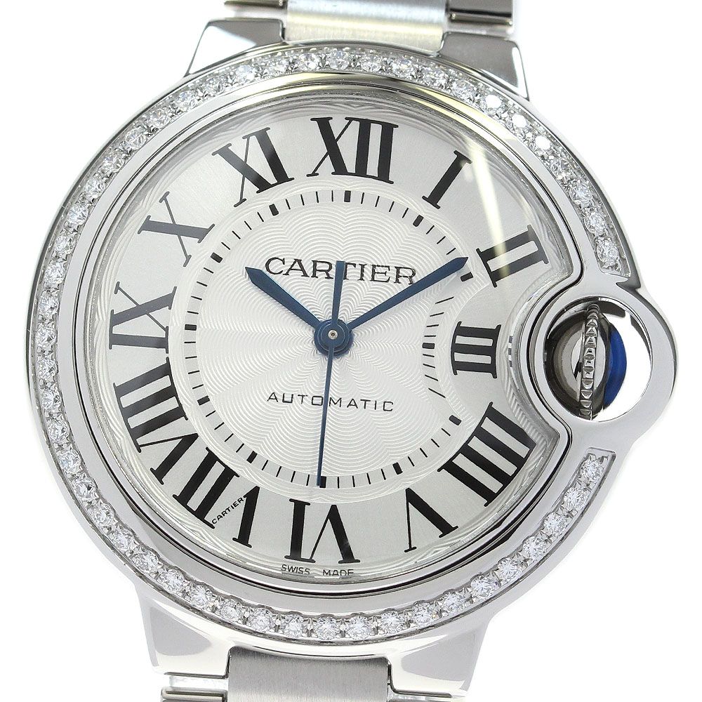 ☆美品 カルティエ バロンブルーMM W4BB0016 ボーイズ 【中古】