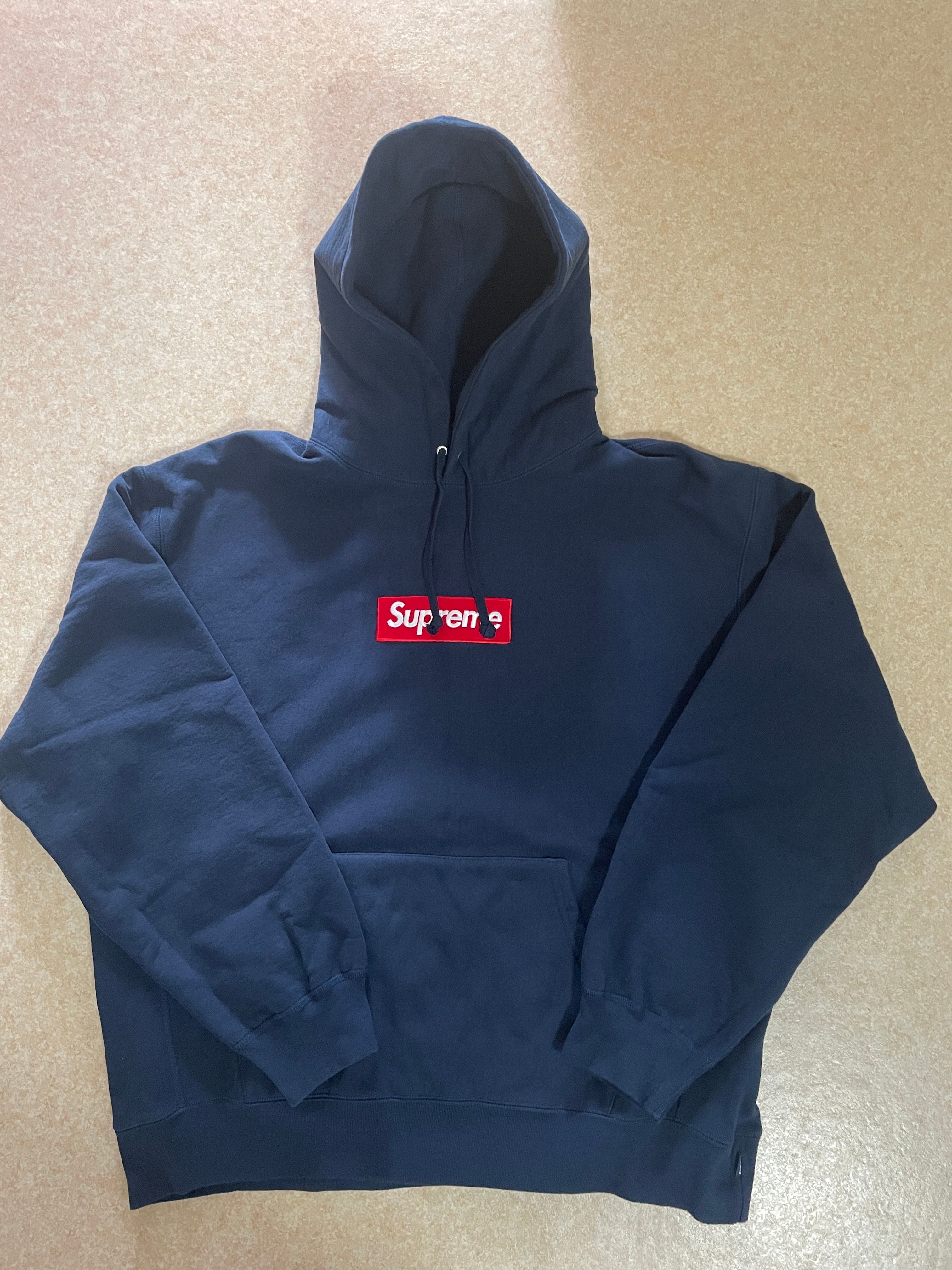 Supreme Box Logo Hooded Sweatshirt "Navy" (24FW)