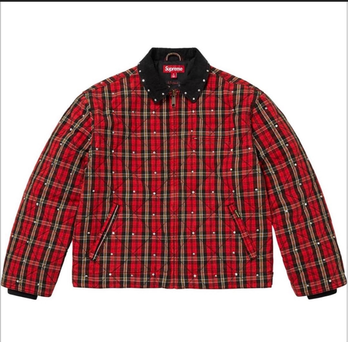 Supreme x b.b. Simon Quilted Work Jacket "Plaid"