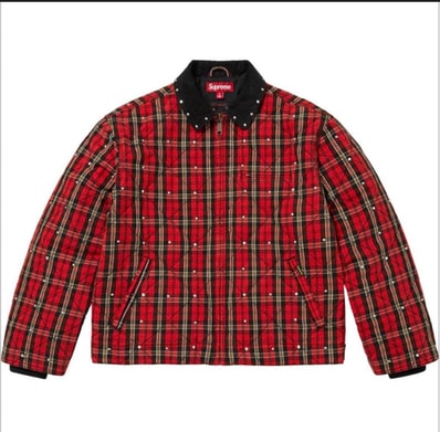 Supreme x b.b. Simon Quilted Work Jacket "Plaid"